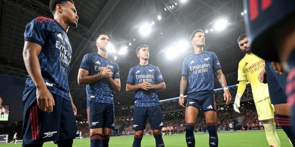 热身赛-伊兰加闪袭梅里诺厄德高破门 阿森纳3-2胜纽卡