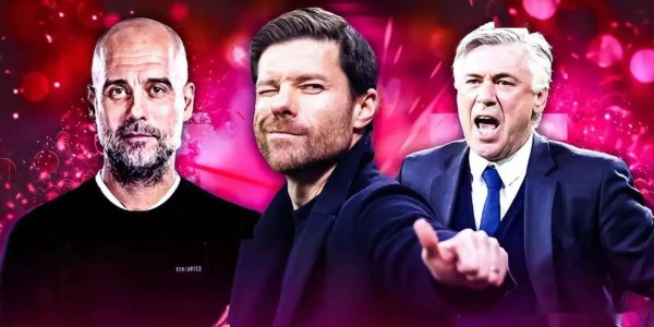 AI 评选当今足坛五大最佳主帅，瓜迪奥拉领衔、斯洛特第三